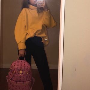 turtleneck sweater / yellow / Zara